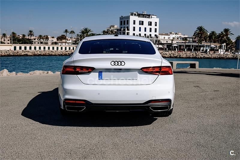 Usado Audi A5 Sportback 163 CV (119 kW) 2022 Blanco Utilitario