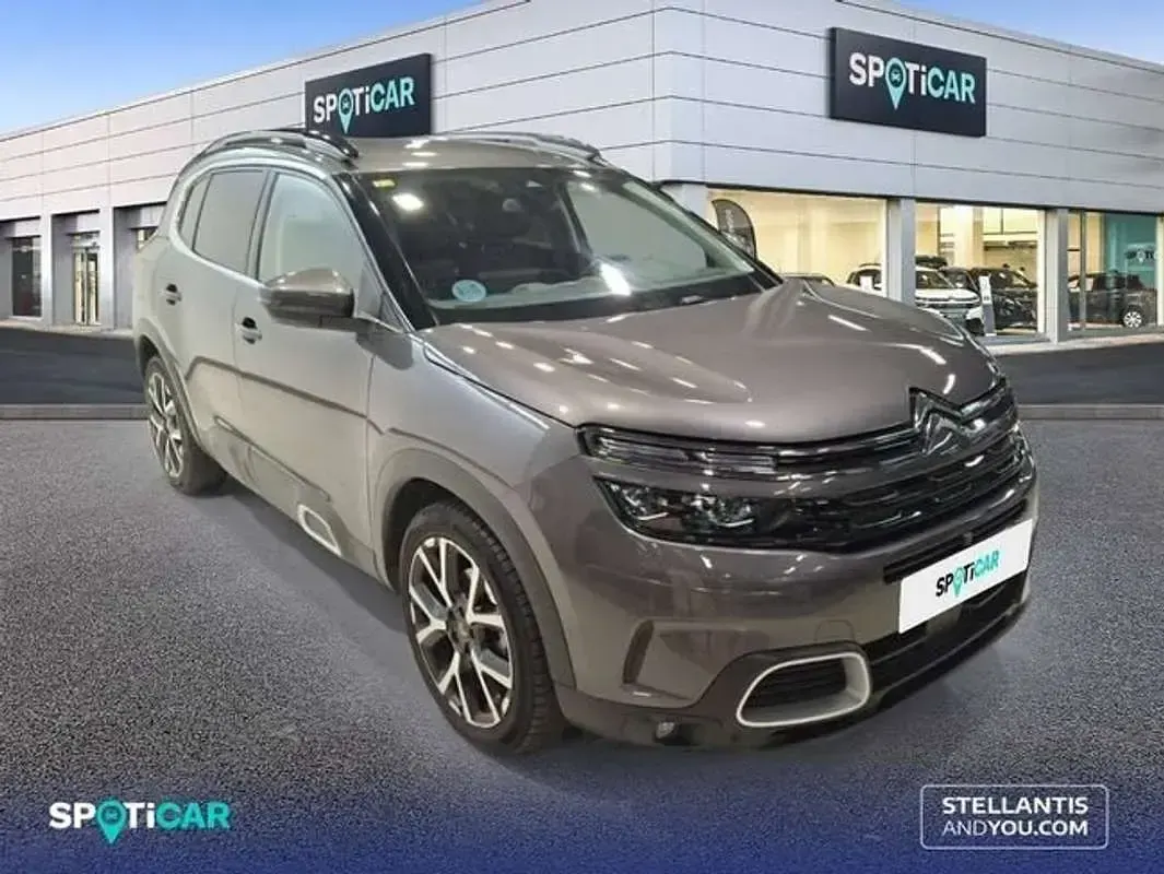 Usado Citroën C5 Aircross PureTech 131 CV (96 kW) 2020 Gris SUV