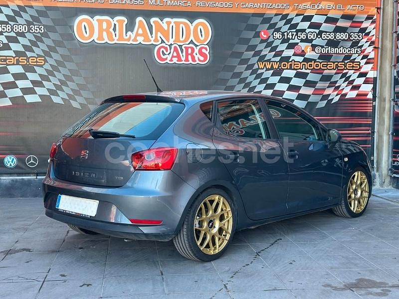 Usado Seat Ibiza Reference 90 CV (66 kW) 2015 Negro Berlina