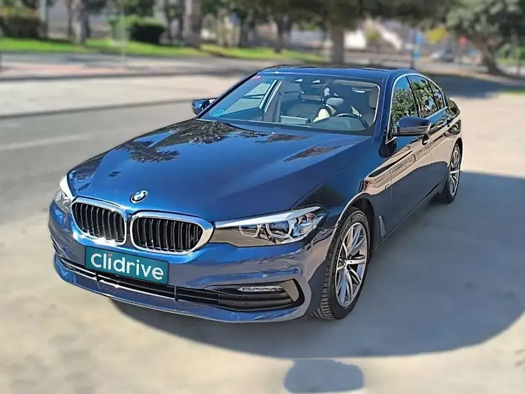 Usado BMW 520 Efficient Dynamics 190 CV (139 kW) 2017 Azul Berlina