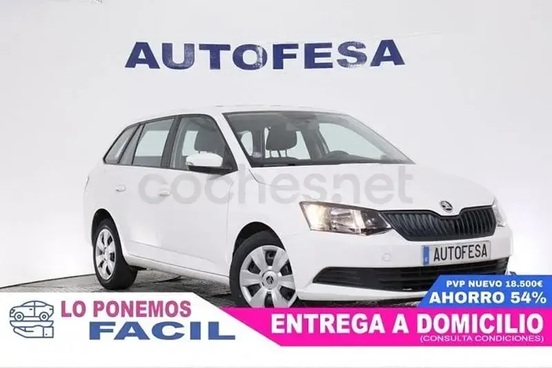 Usado Skoda Fabia Active 75 CV (55 kW) 2018 Blanco Familiar