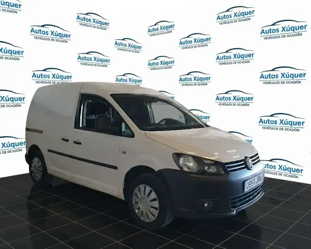 Usado VW Caddy 75 CV (55 kW) 2014 Blanco Monovolumen