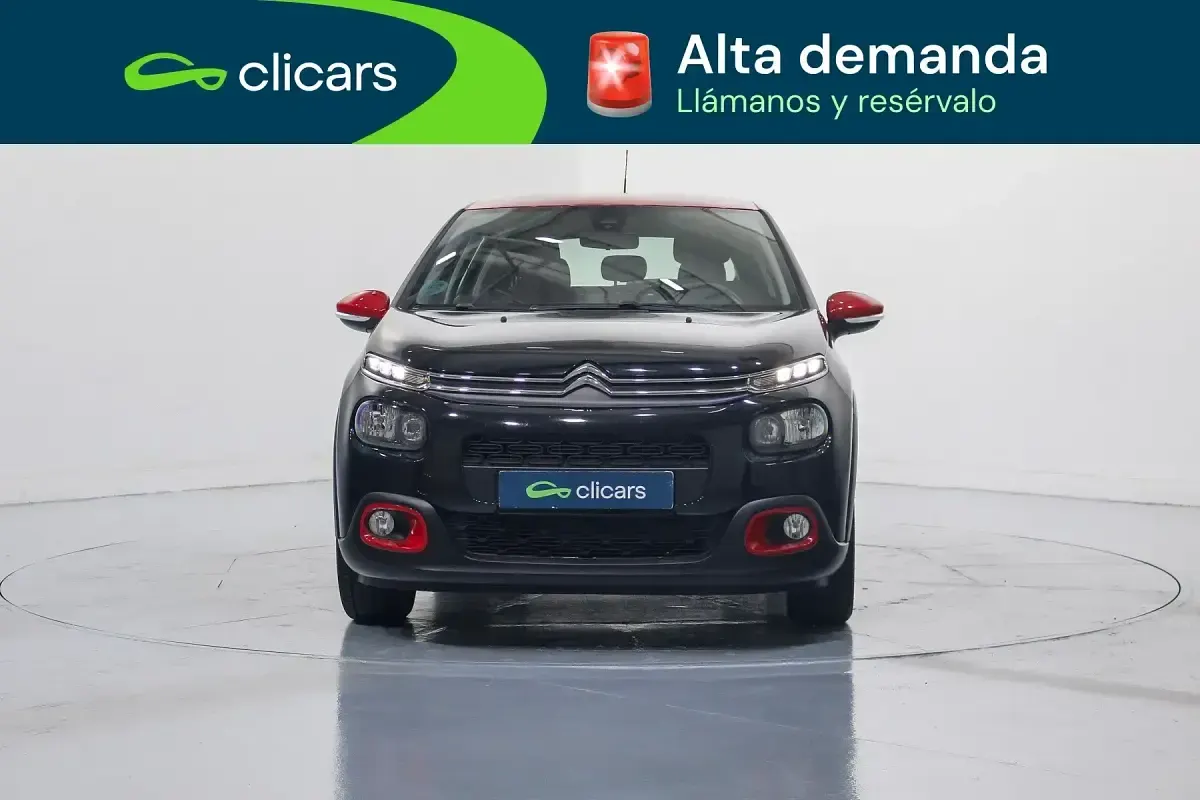 Usado Citroën C3 Feel 110 CV (80 kW) 2018 Negro Utilitario