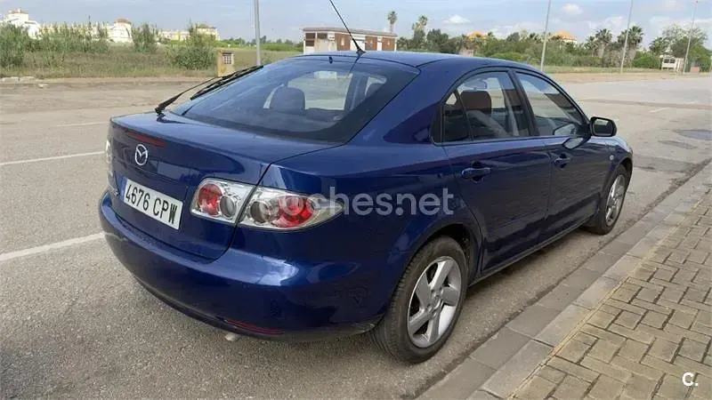 Usado Mazda 6 Active 141 CV (103 kW) 2003 Azul Berlina