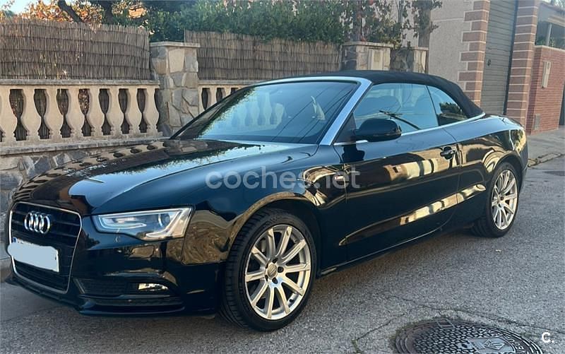Negro Usado 2012 Audi A5 Cabriolet S-Line Descapotable | 11.990 € (Super precio) - Imagen 1/4
