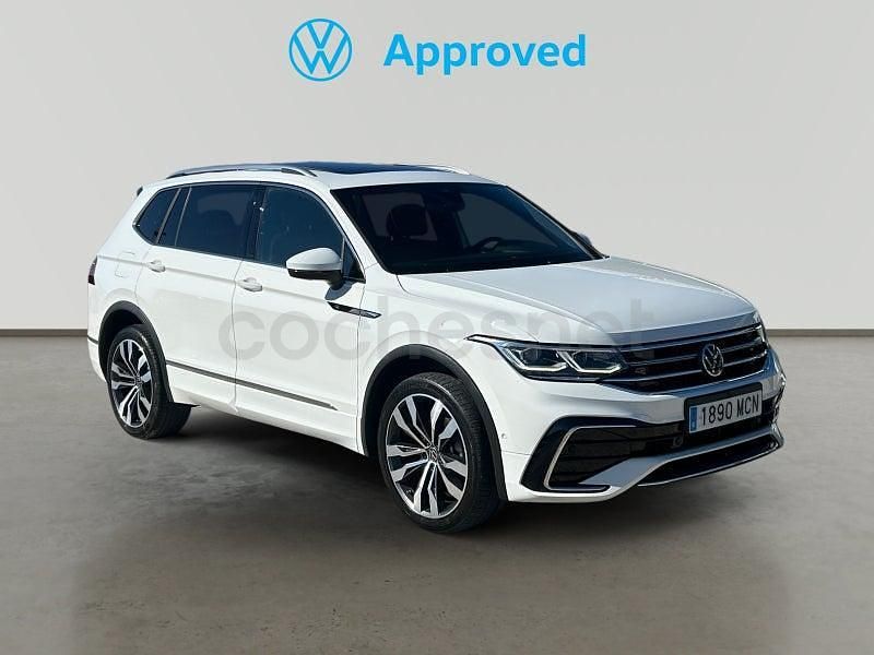 Usado VW Tiguan Allspace R-line 150 CV (110 kW) 2022 Blanco SUV
