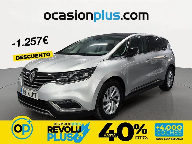 Usado Renault Espace Zen 160 CV (117 kW) 2017 Gris Monovolumen