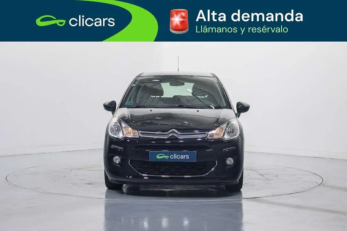 Usado Citroën C3 PureTech 82 CV (60 kW) 2015 Negro Utilitario