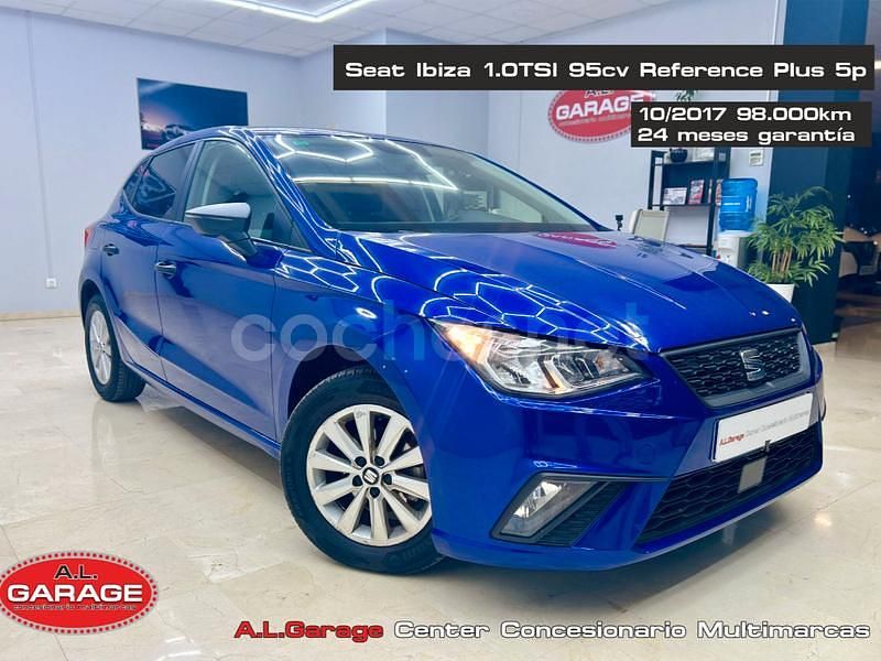 Azul Usado 2018 Seat Ibiza Reference Berlina | 10.890 € (Precio justo) - Imagen 1/4