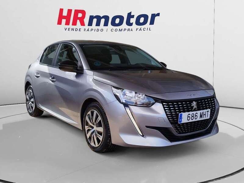 Gris Usado 2023 Peugeot 208 Active Utilitario | 12.720 € (Buen precio) - Imagen 1/4