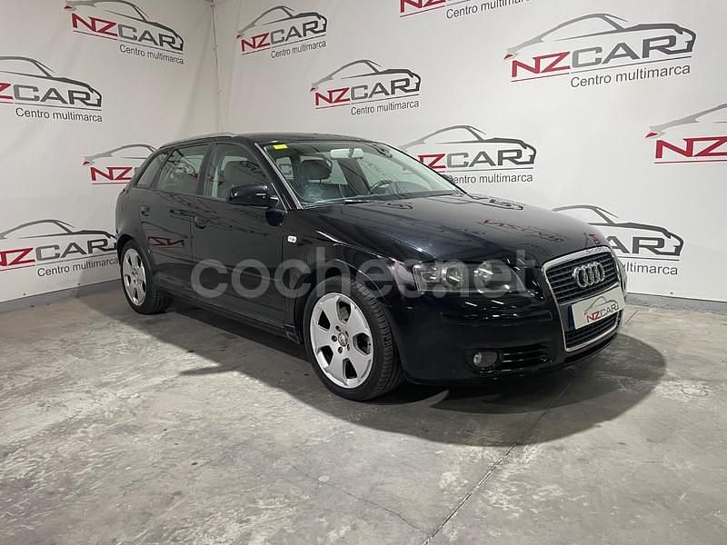 Usado Audi A3 170 CV (125 kW) 2006 Negro Berlina