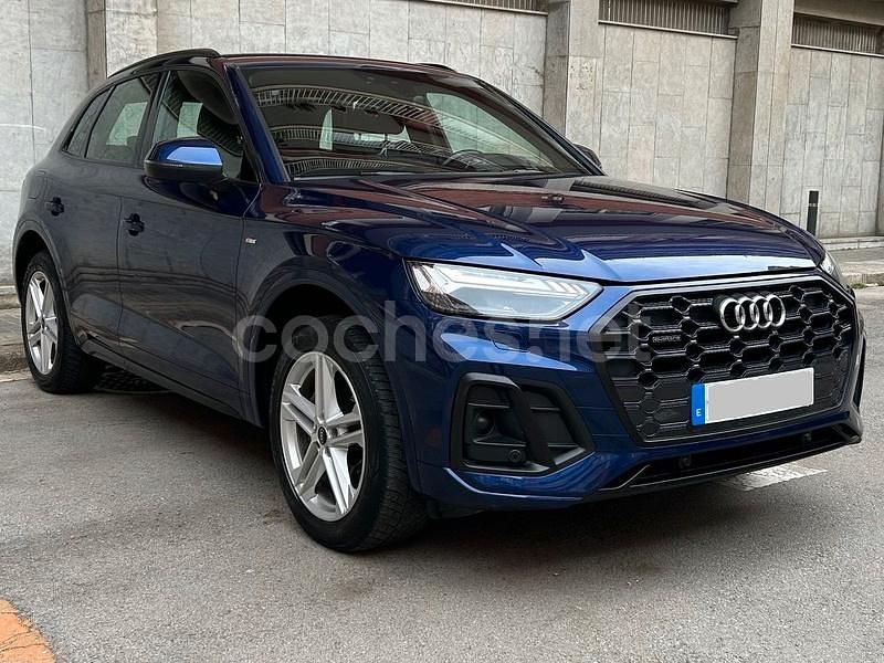 Azul Usado 2021 Audi Q5 S-Line SUV | 33.750 € (Super precio) - Imagen 1/4