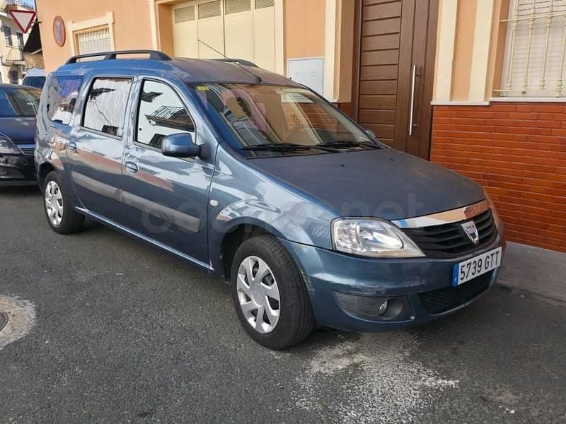 Azul Usado 2010 Dacia Logan Ambiance Familiar | 4399 € (Buen precio) - Imagen 1/4