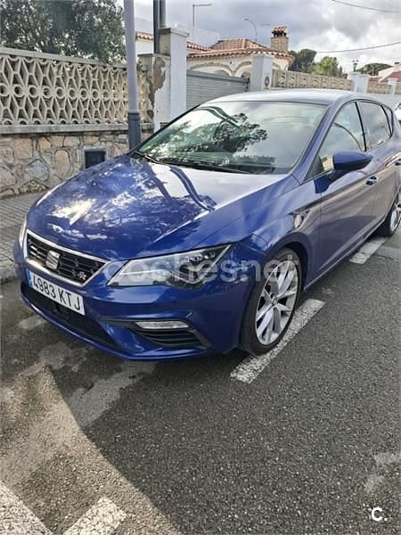 Usado Seat Leon FR 150 CV (110 kW) 2019 Azul Berlina