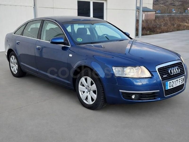 Usado Audi A6 233 CV (171 kW) 2007 Azul Berlina