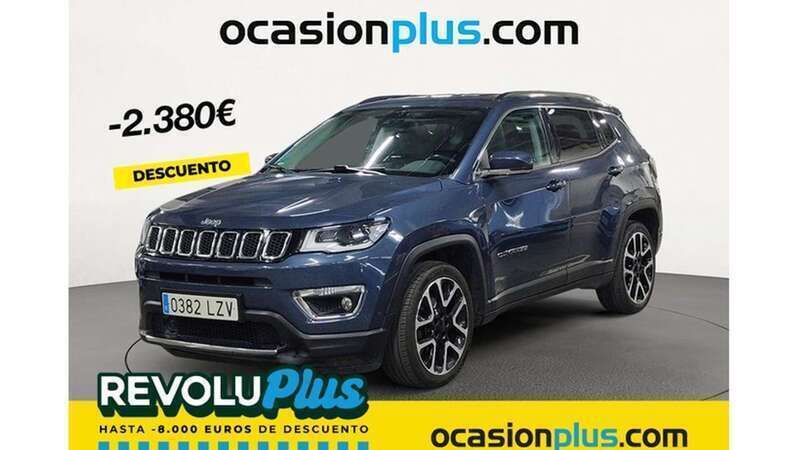 Azul Usado 2021 Jeep Compass Limited SUV | 17.319 € (Precio justo) - Imagen 1/4