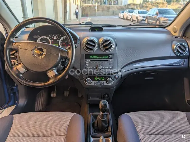 Usado Chevrolet Aveo LT 100 CV (73 kW) 2009 Azul Berlina