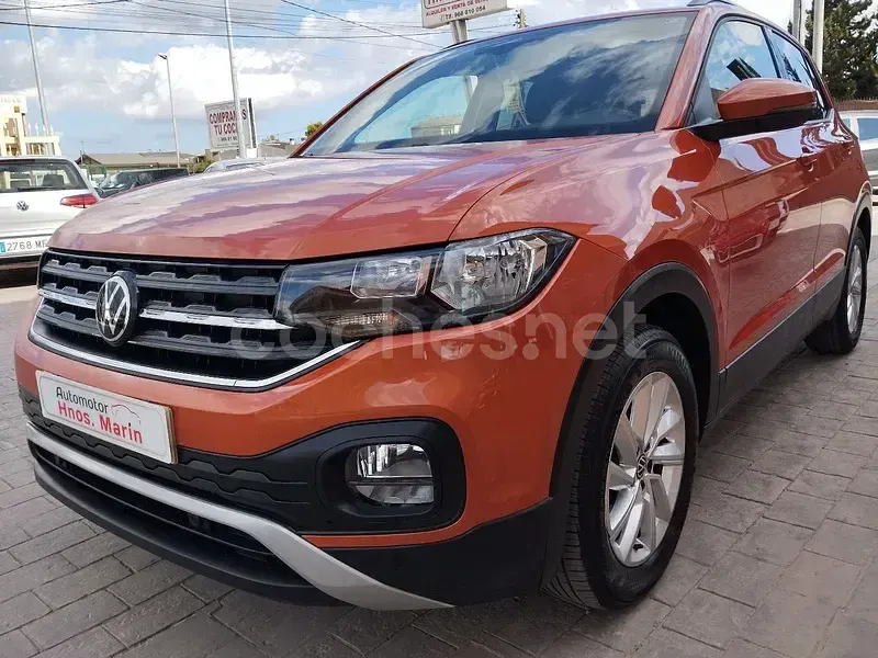 Usado VW T-Cross Advance 110 CV (80 kW) 2022 Naranja SUV