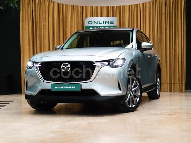 Gris / plata Usado 2023 Mazda CX-60 Exclusive-Line SUV | 32.800 € (Super precio) - Imagen 1/4