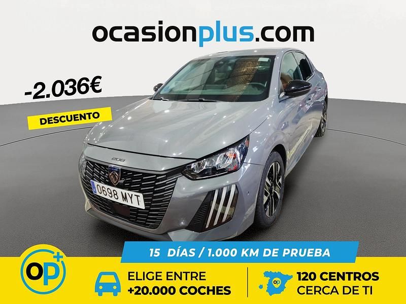 Gris / plata Usado 2025 Peugeot 208 Allure Utilitario | 19.100 € (Precio justo) - Imagen 1/4