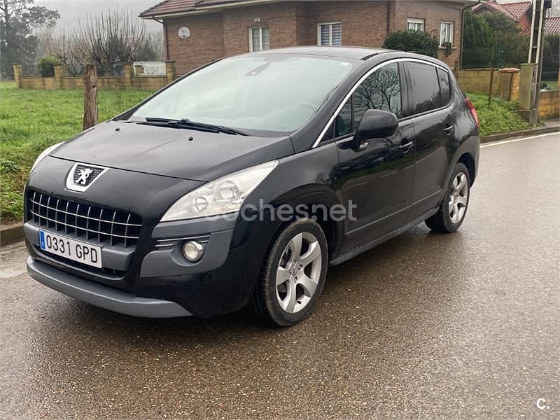 Usado Peugeot 3008 Premium 110 CV (80 kW) 2009 Negro Berlina