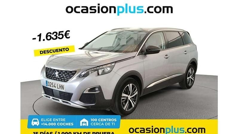 Gris Usado 2020 Peugeot 5008 Allure Monovolumen | 16.355 € (Buen precio) - Imagen 1/2