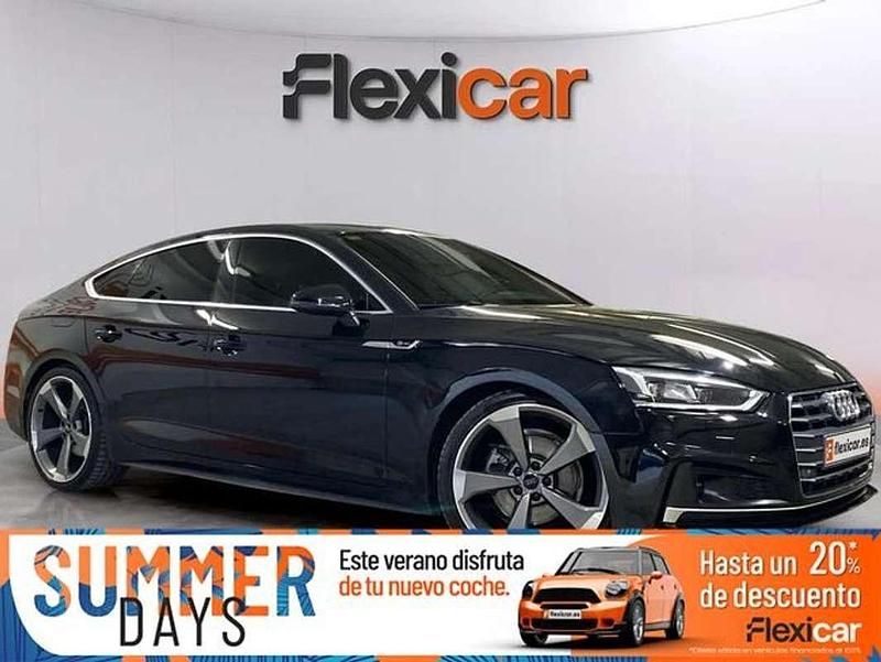 Negro Usado 2018 Audi A5 Sportback Berlina | 26.990 € (Buen precio) - Imagen 1/4