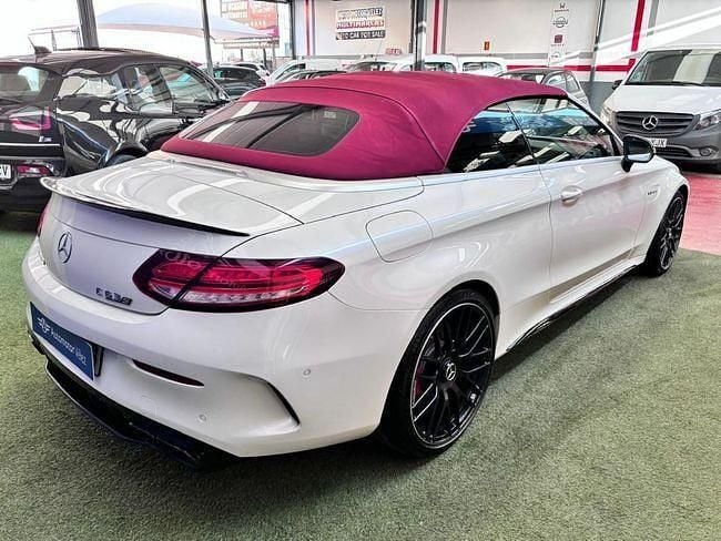 Usado Mercedes C63S AMG 510 CV (375 kW) 2019 Blanco Descapotable