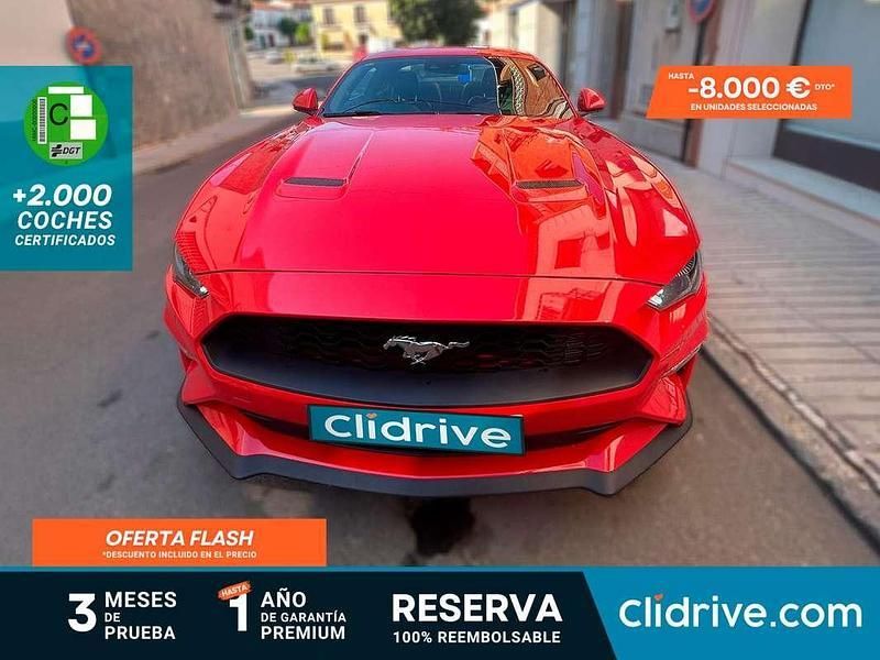 Rojo Usado 2019 Ford Mustang Fastback Coupe | 34.790 € (Precio justo) - Imagen 1/3