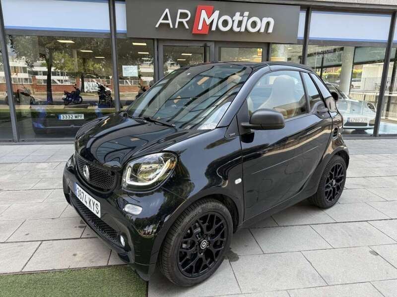 Negro Usado 2017 Smart ForTwo Cabrio Passion Descapotable | 15.950 € (Precio justo) - Imagen 1/4