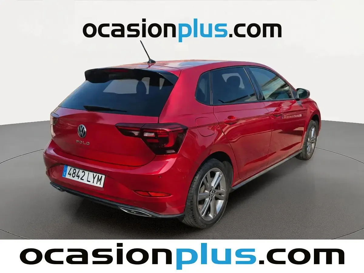 Usado VW Polo R-line 95 CV (69 kW) 2022 Rojo Utilitario
