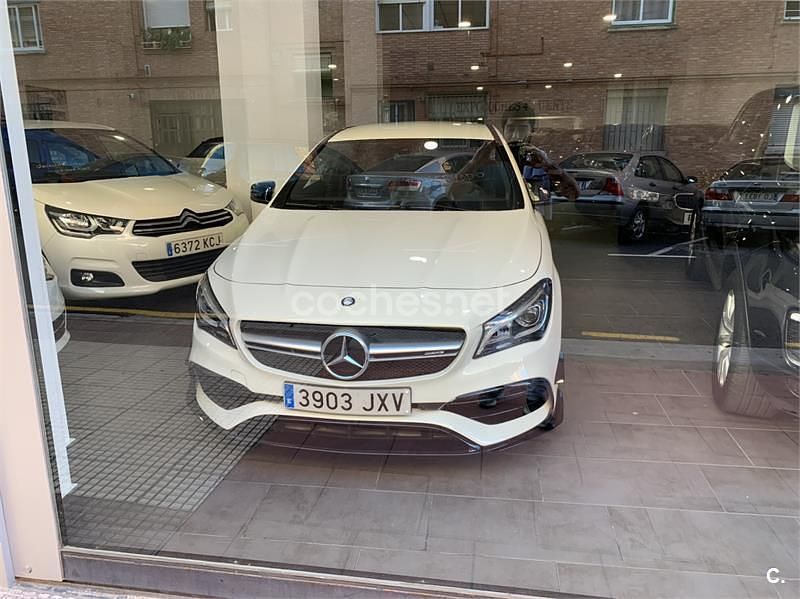Usado Mercedes CLA45 AMG 381 CV (280 kW) 2017 Blanco Berlina