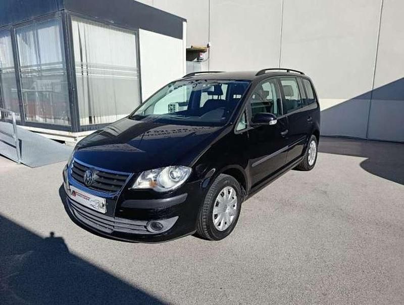 Usado VW Touran Highline 105 CV (77 kW) 2007 Negro Monovolumen