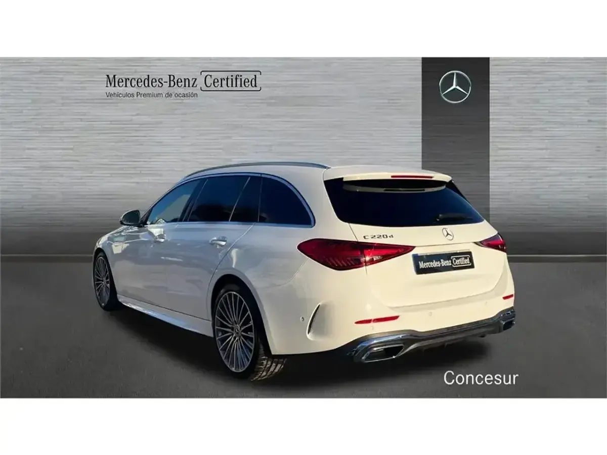 Usado Mercedes C220 199 CV (146 kW) 2022 Blanco Familiar
