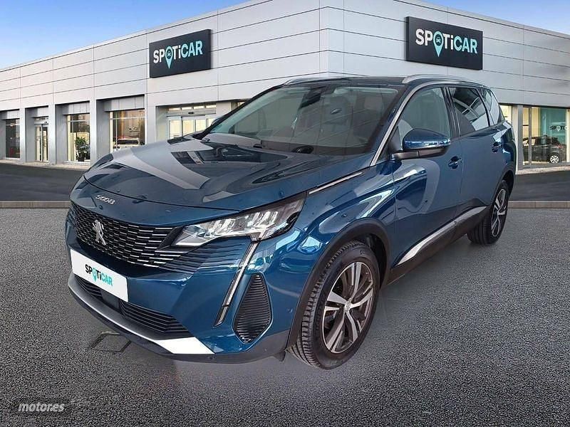 Azul Usado 2022 Peugeot 5008 GT SUV | 28.900 € (Caro) - Imagen 1/4