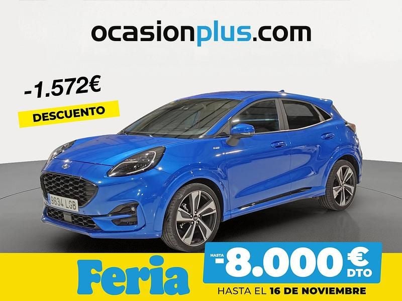 Azul Usado 2020 Ford Puma ST-Line X SUV | 17.300 € (Precio justo) - Imagen 1/4