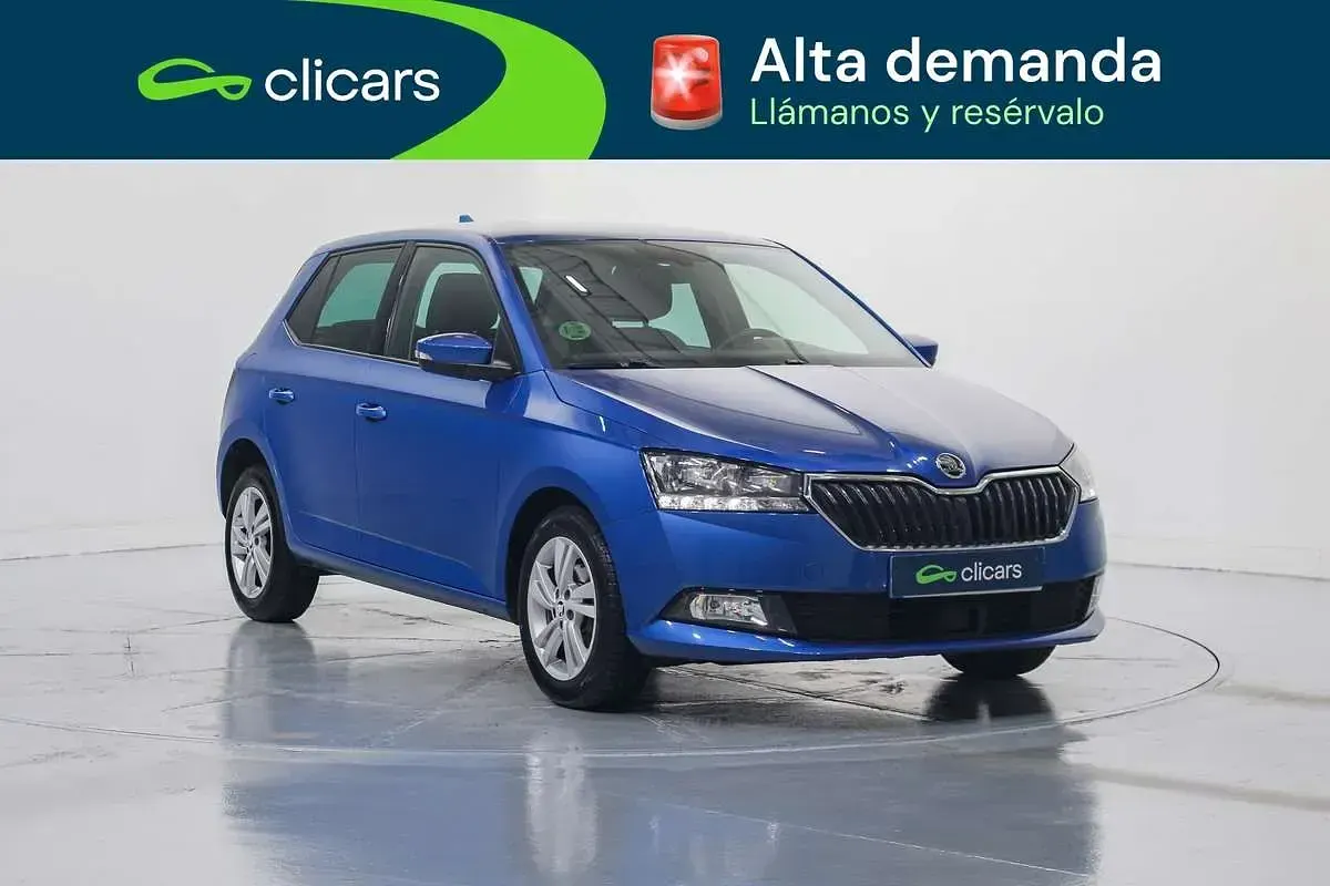 Usado Skoda Fabia Ambition 95 CV (69 kW) 2019 Azul Utilitario