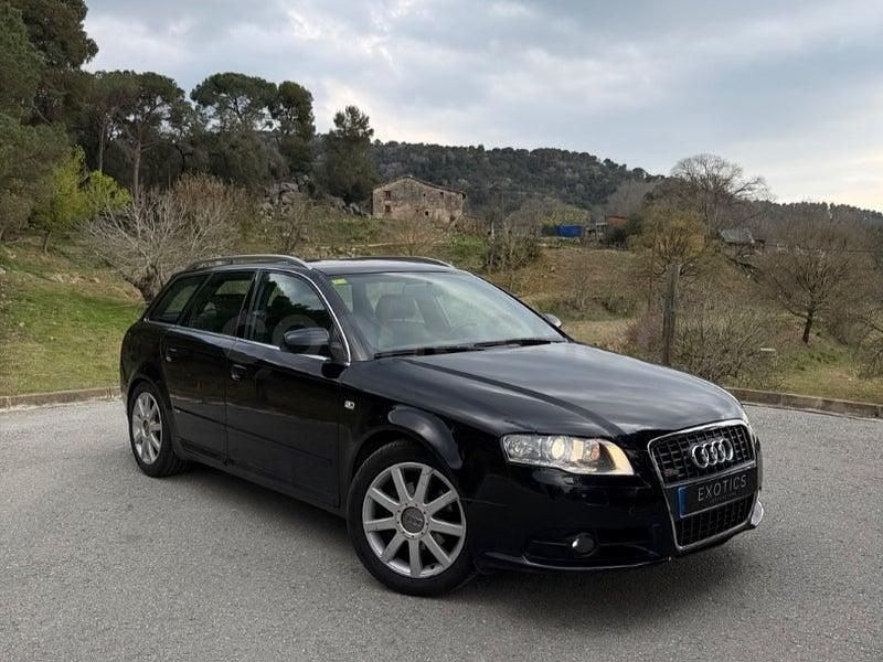 Usado Audi A4 S-Line 140 CV (102 kW) 2008 Negro Familiar