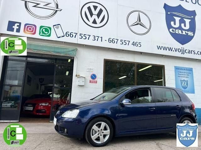 Azul Usado 2008 VW Golf VI Conceptline Berlina | 6500 € (Precio justo) - Imagen 1/4