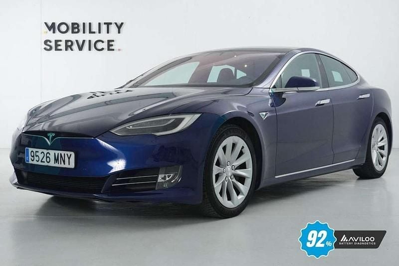 Usado Tesla Model S 386 kW (525 CV) 2018 Azul Utilitario