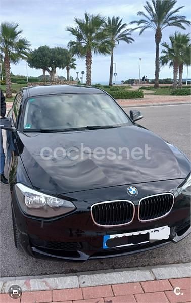 Usado BMW 114 102 CV (75 kW) 2012 Negro Utilitario