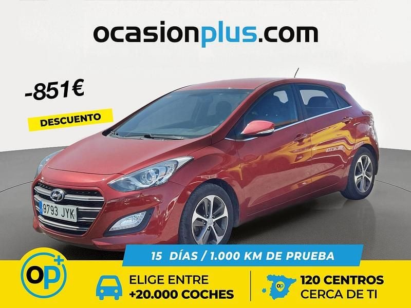 Usado Hyundai i30 GO! 100 CV (73 kW) 2017 Rojo
