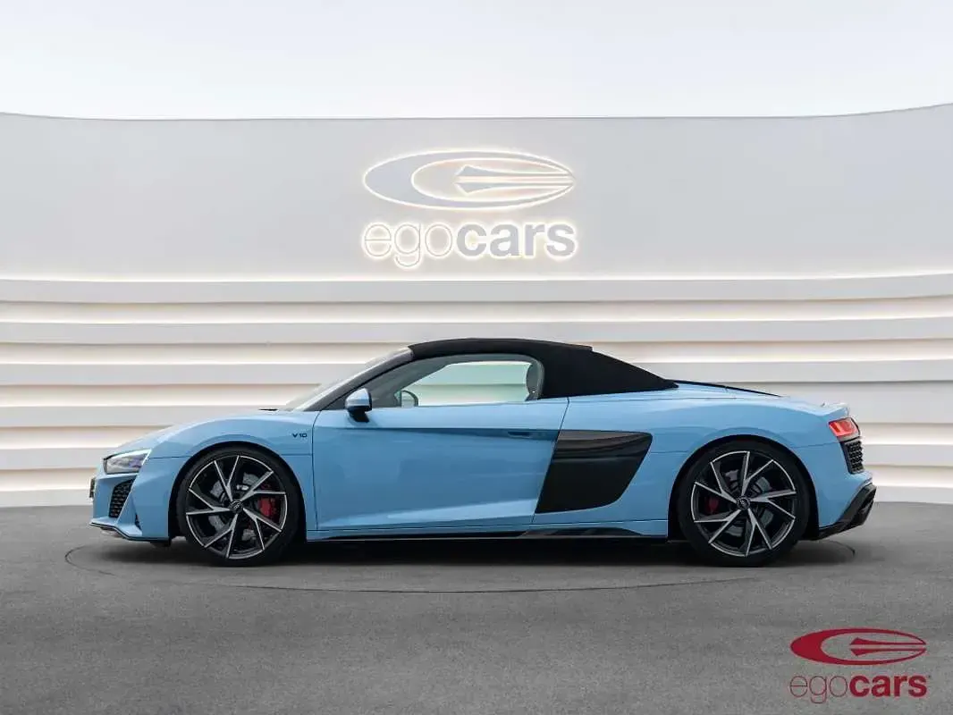Usado Audi R8 Spyder 570 CV (419 kW) 2020 Azul Descapotable