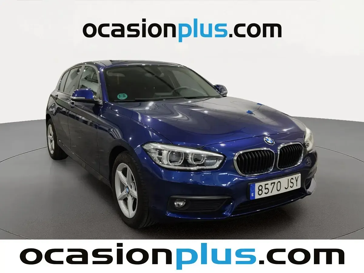 Usado BMW 116 109 CV (80 kW) 2016 Azul Utilitario