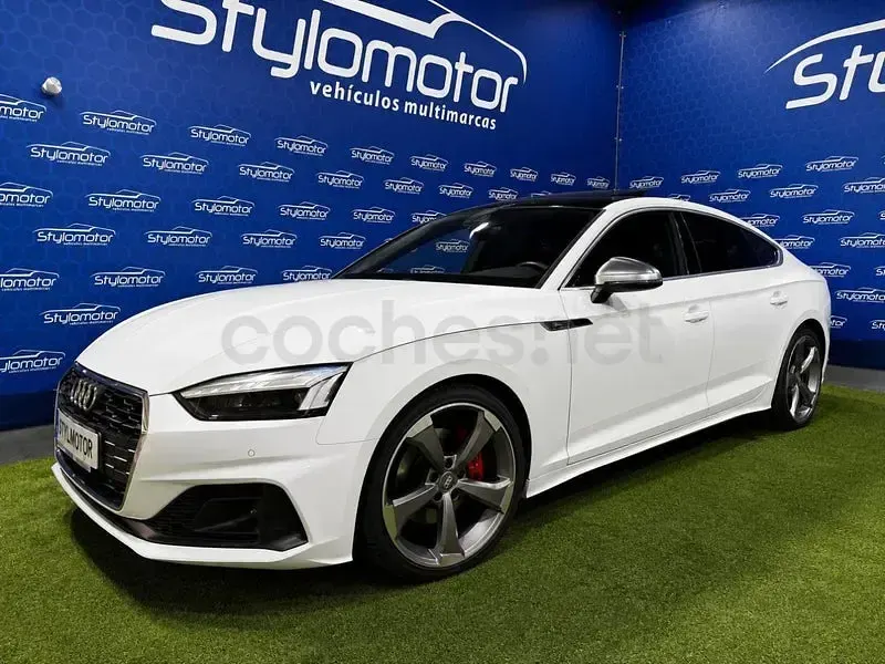 Usado Audi A5 Sportback S-Line 163 CV (119 kW) 2021 Blanco Utilitario