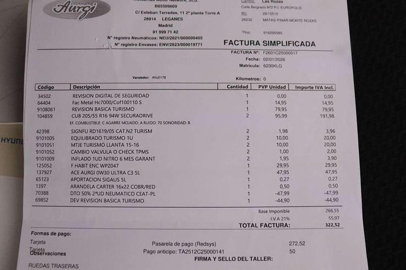 Usado Hyundai i30 140 CV (102 kW) 2018 Burdeos Berlina