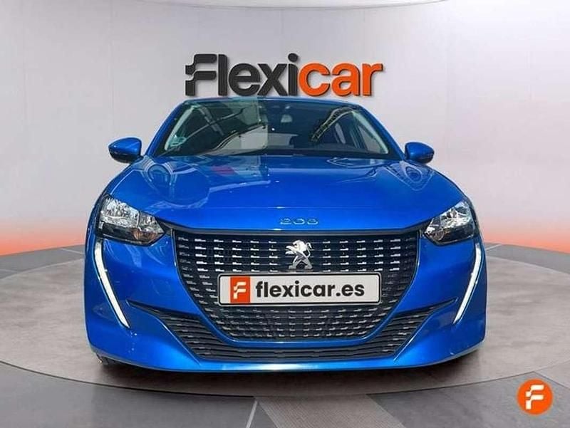 Usado Peugeot 208 Allure 101 CV (74 kW) 2019 Azul Utilitario