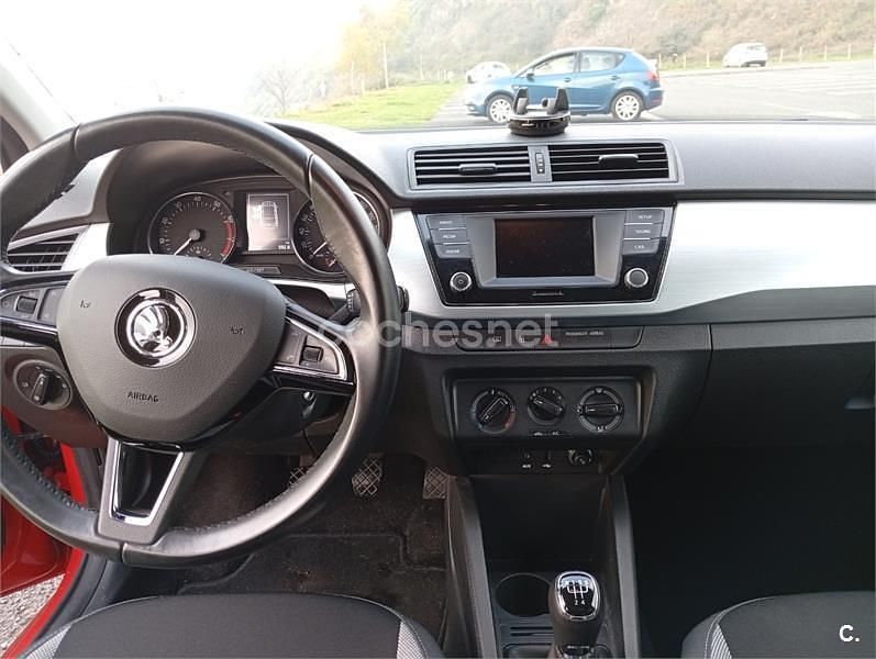 Brugt Skoda Fabia Ambition 90 HK (66 kW) 2016 Rød Sedan