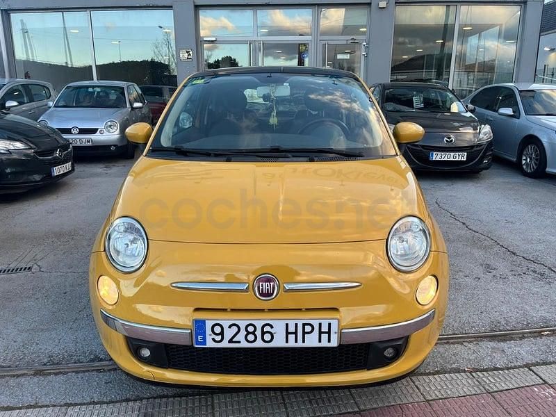 Usado Fiat 500 Lounge 69 CV (50 kW) 2013 Amarillo Berlina