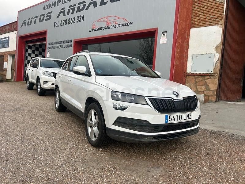 Blanco Usado 2021 Skoda Karoq Ambition SUV | 17.490 € (Super precio) - Imagen 1/4
